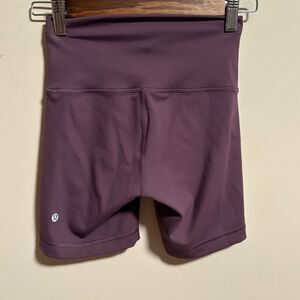 Lululemon Wunder Train High-Rise Short 6”  Vintage Plum Grape Thistle- Size 2